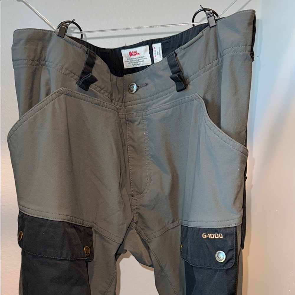 Fjallraven Gray and Black Men's Pants
